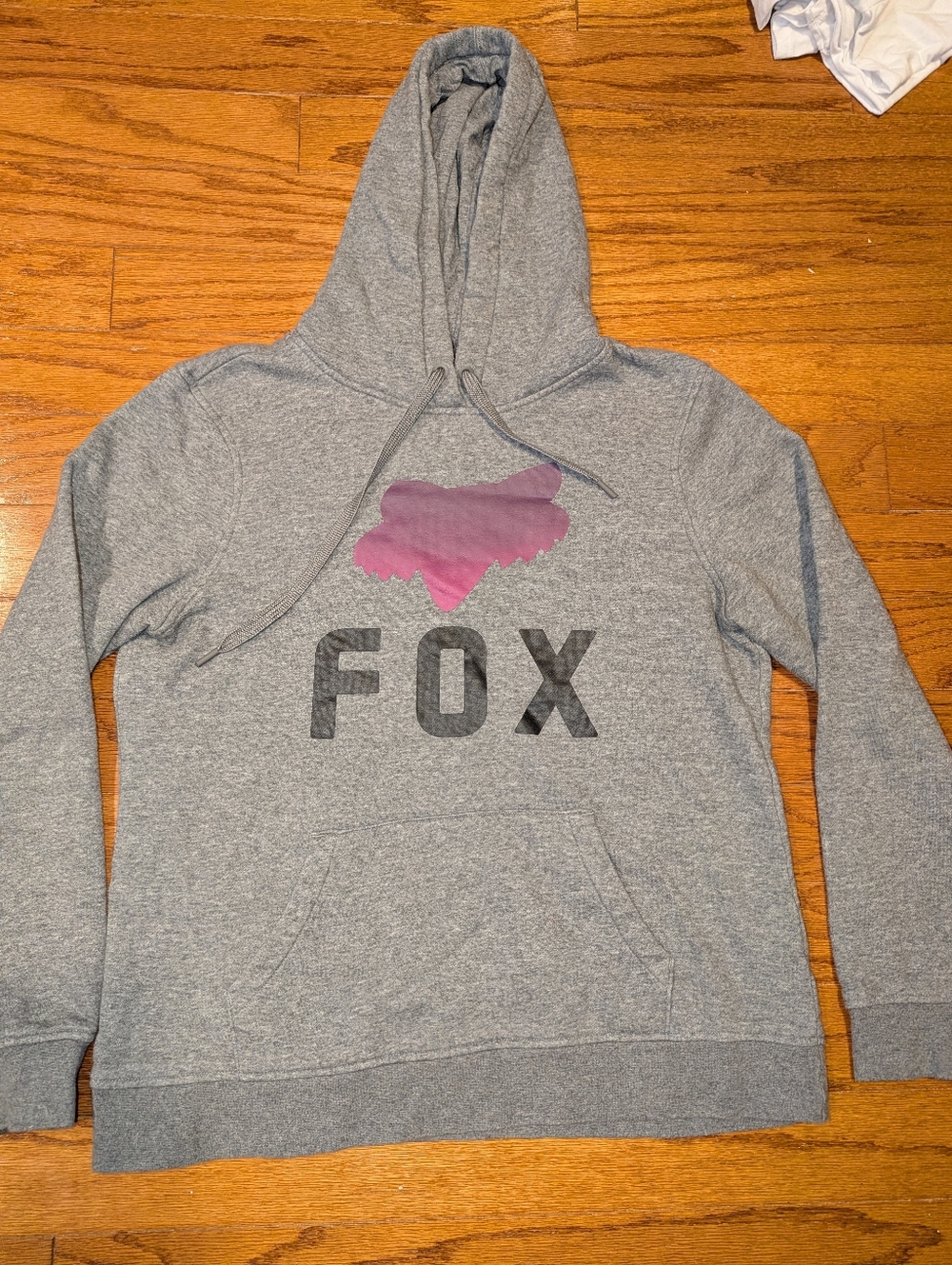 Women's Fox Racing hoodie - large - gray & pink & black - causal